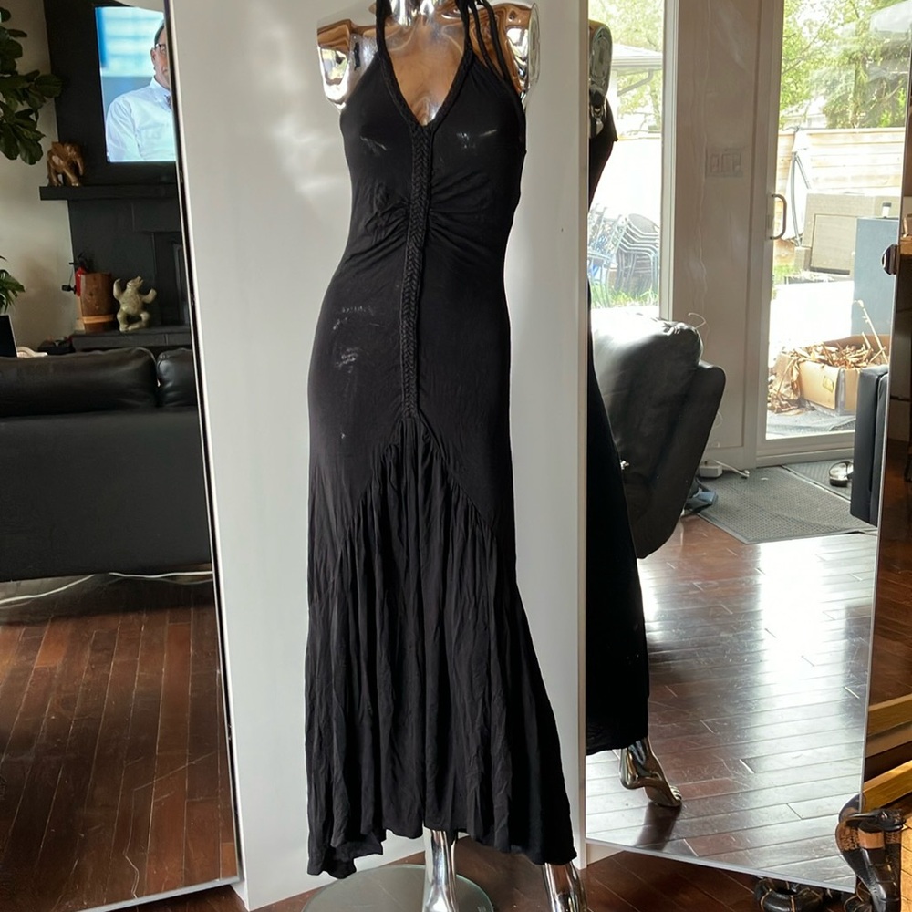 Halter maxi dress